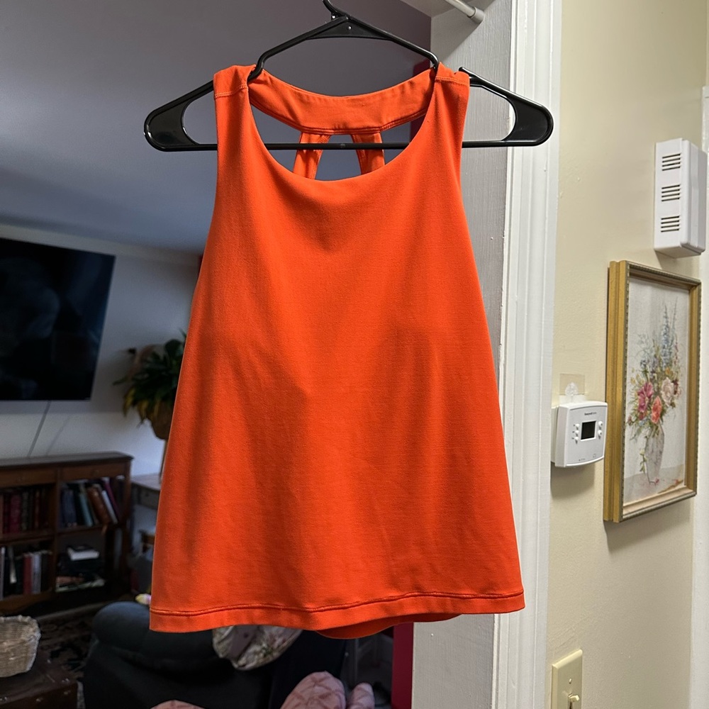 I have an orange tank bra from athleta